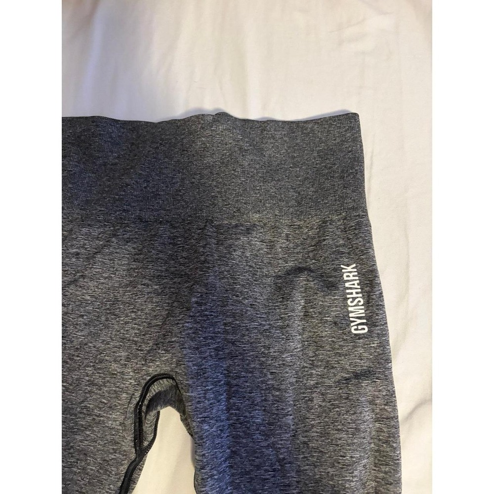 Gymshark Women's Athletic Leggings Grey Seamless in Front